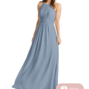 Azazie Bridesmaids Dress “Bonnie” in Dusty Blue